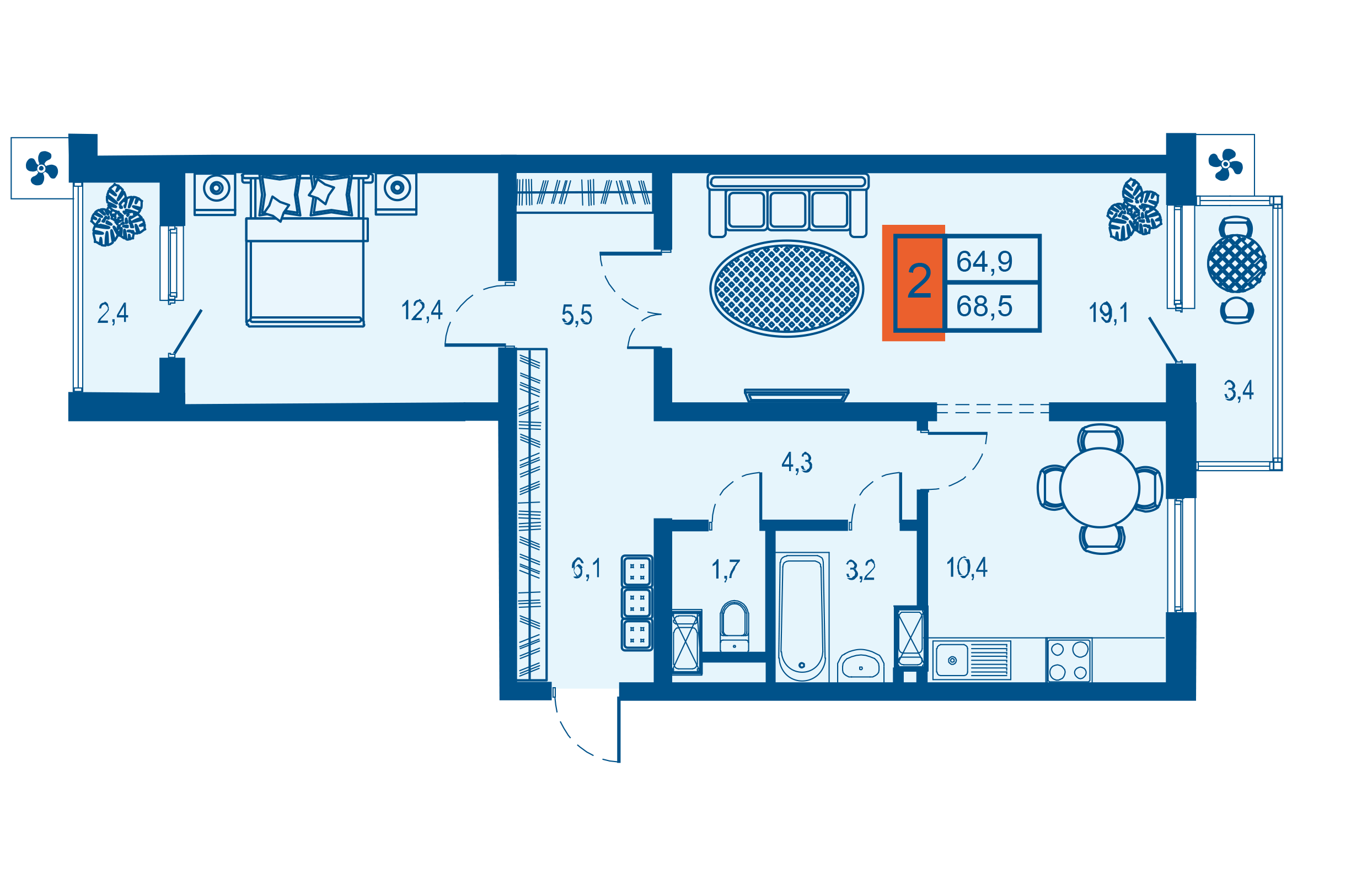 План квартиры